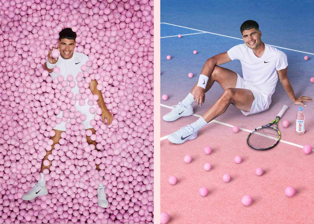 Game, Set, Refresh: Carlos Alcaraz Joins the Evian&nbsp;Family!