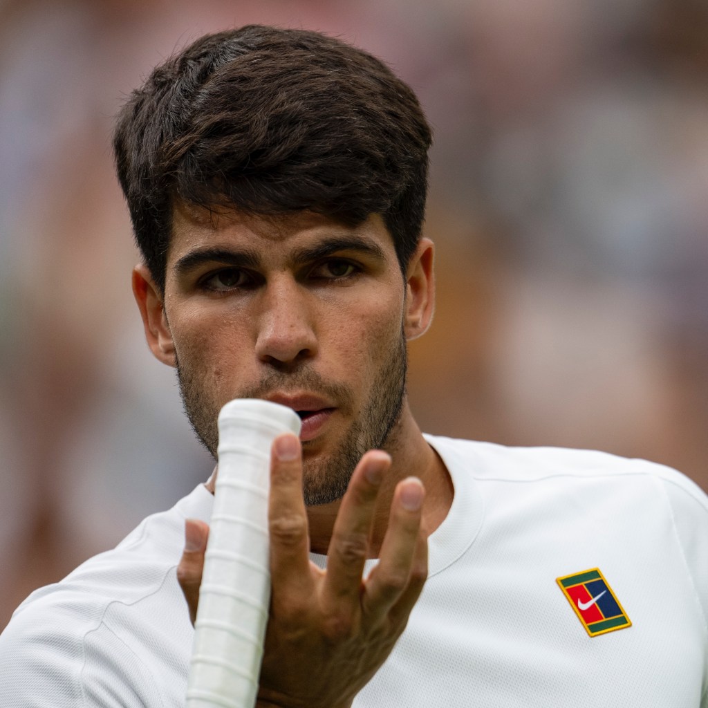 Carlos Alcaraz into Wimbledon&nbsp;quarter-finals